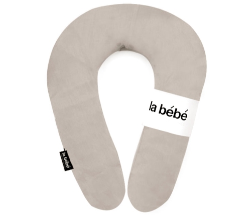 La Bebe Snug Cotton Satin-Beige Подковка для сна/кормления малыша Mit.20x70см