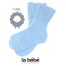 La bebe Wool Angora Socks Light blue Bērnu vilnas zeķītes