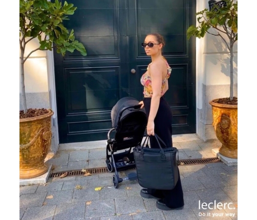 Leclerc Baby Diaperbag Black Сумка для коляски