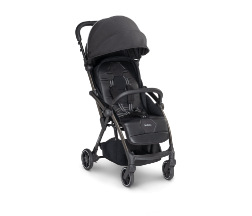 Leclerc Baby Hexagon Carbon Black Pastaigu Ratiņi