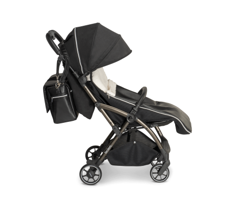 Leclerc Baby Hexagon Carbon Black Pastaigu Ratiņi