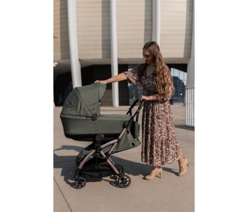 Leclerc Baby Influencer Army Green Bērnu Ratiņi 2in1