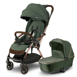 Leclerc Baby Influencer Army Green Bērnu Ratiņi 2in1
