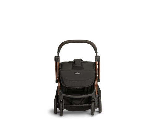 Leclerc Baby Influencer Black Brown Bērnu Ratiņi 2in1