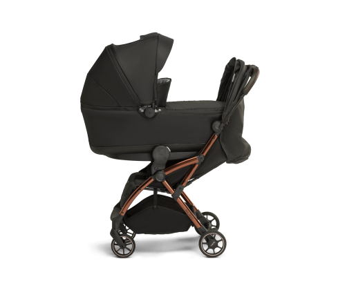 Leclerc Baby Influencer Black Brown Bērnu Ratiņi 2in1