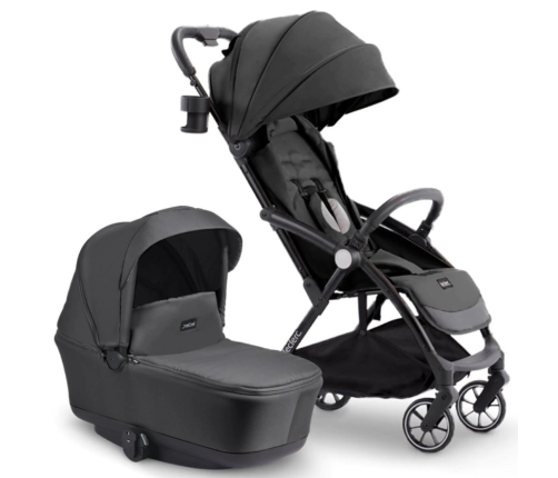 Leclerc Baby Magic Fold Plus Black Bērnu Ratiņi 2in1