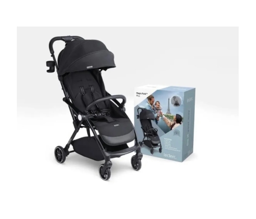 Leclerc Baby Magic Fold Plus Black Pastaigu Ratiņi