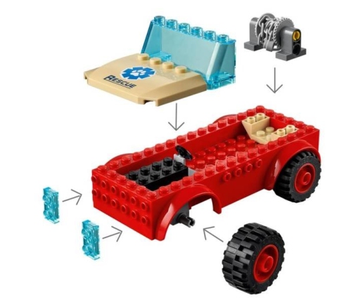 LEGO CITY 60301 Savvaļas Dzīvnieku Glābšanas Visurgājējs