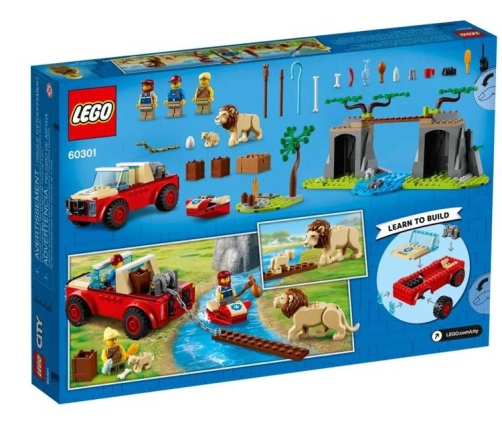 LEGO CITY 60301 Savvaļas Dzīvnieku Glābšanas Visurgājējs