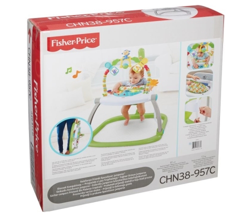 lēkātājs Fisher Price Rainforest Spacesaver Jumperoo CHN38