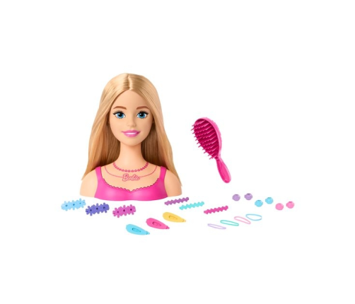 Lelles galva stilizēšanai Barbie Blonde HMD88