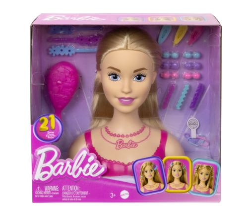 Lelles galva stilizēšanai Barbie Blonde HMD88