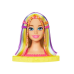 Голова куклы для стилизации Barbie Blonde Rainbow Hair HMD78