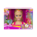 Голова куклы для стилизации Barbie Blonde Rainbow Hair HMD78