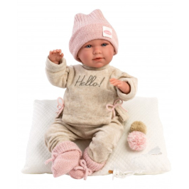 Lelles mazulis Llorens Mimi 42 cm (raud, runā, lokas rokas un kājas)
