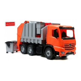 Большая мусорная машина Нагрузка 100 kg, 72 cm LENA Mercedes (в ящике) L02165