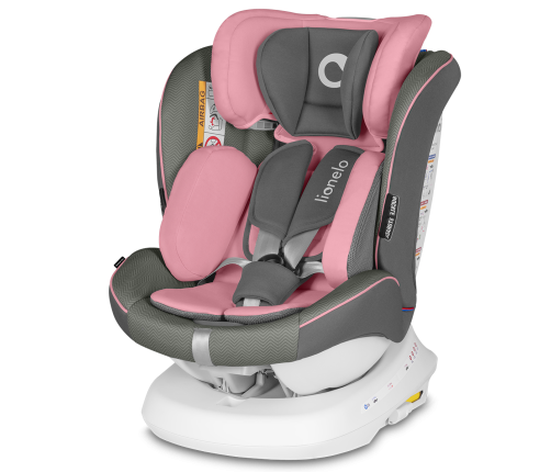 Lionelo Bastiaan One 360 Pink Baby Bērnu Autokrēsls 0-36 kg