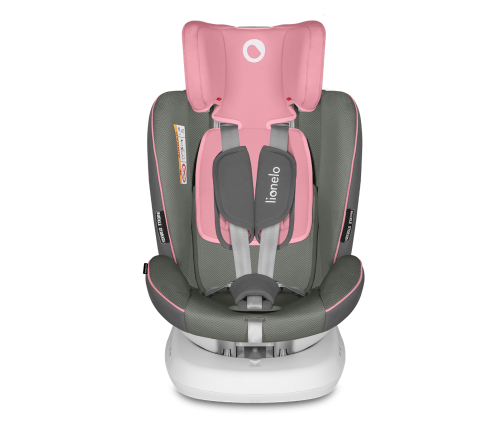 Lionelo Bastiaan One 360 Pink Baby Bērnu Autokrēsls 0-36 kg