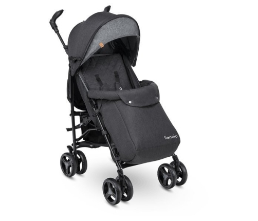 Lionelo Irma Black/Dark Grey Прогулочная Коляска