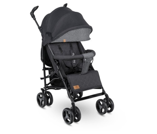 Lionelo Irma Black/Dark Grey Прогулочная Коляска