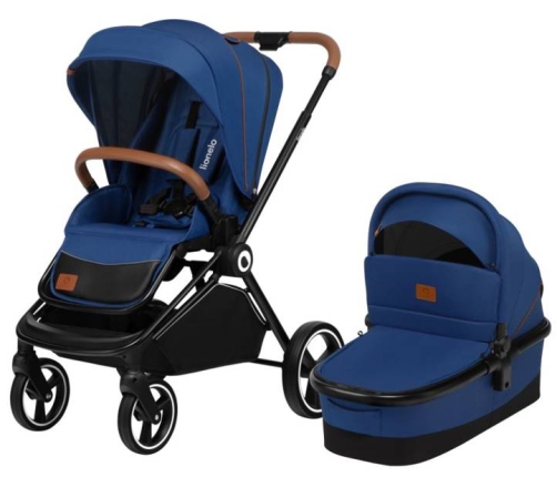 Lionelo Mika Blue Navy Bērnu Ratiņi 2in1