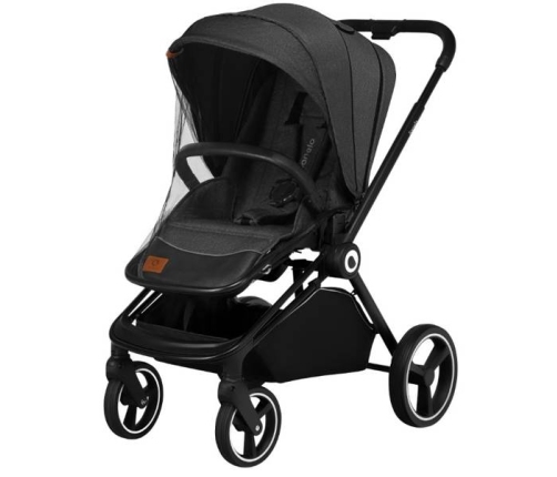 Lionelo Mika Grey Graphite Bērnu Ratiņi 2in1