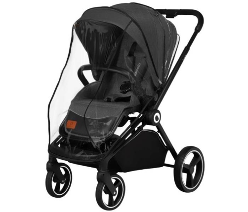 Lionelo Mika Grey Graphite Bērnu Ratiņi 2in1