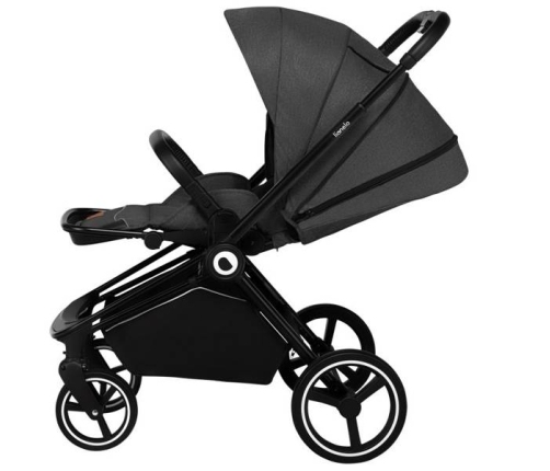 Lionelo Mika Grey Graphite Bērnu Ratiņi 2in1