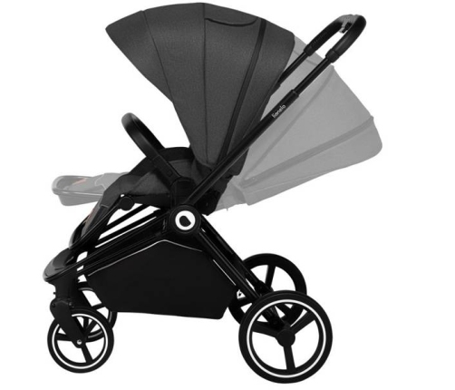 Lionelo Mika Grey Graphite Bērnu Ratiņi 2in1