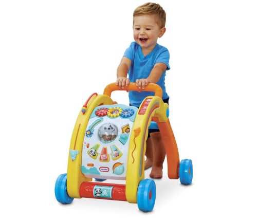 Little Tikes Little Baby Bum 3in1 Stumjamais Interaktīvais staigulis - Attīstošais galdiņš