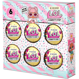 LOL MGA Surprise 6-Pack Confetti Angel Leļļu kolekcija