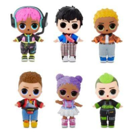 LOL MGA Surprise Boys Arcade Heroes Action Figure Doll with 15 Surprises
