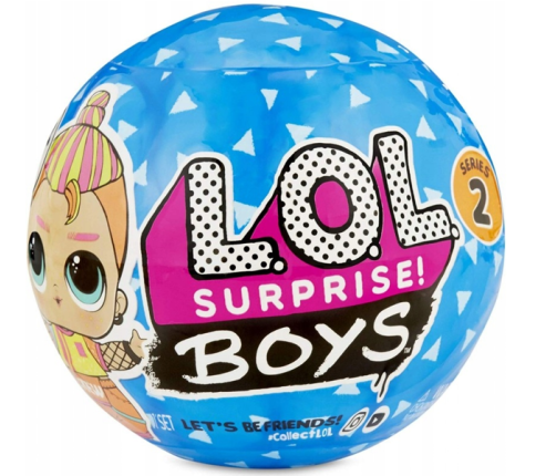 LOL MGA Surprise Boys Series 2 Pārsteiguma bumba ar lelli