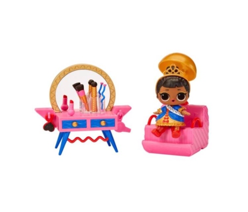 LOL SURPRISE MGA Beauty Booth Playset Her Majesty Doll + 8 Surprises