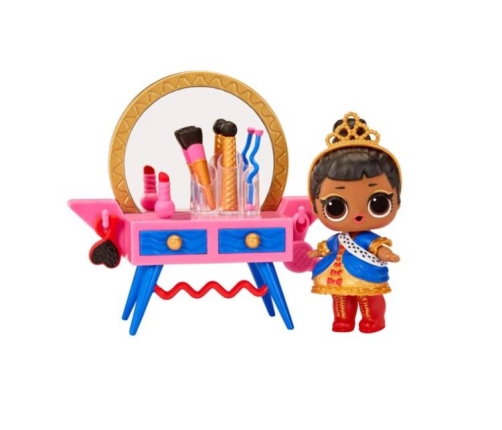 LOL SURPRISE MGA Beauty Booth Playset Her Majesty Doll + 8 Surprises