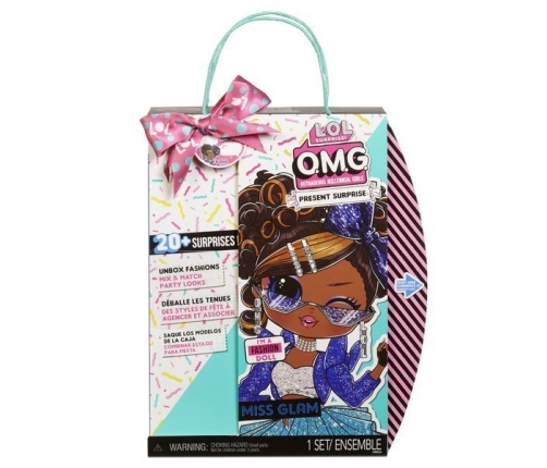 LOL SURPRISE O.M.G. Present Surprise Miss Glam Fashion Doll