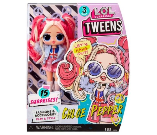 LOL Surprise Tweens 3 series Chloe Pepper with 15 surprises lelle