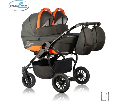 Maema Lika Twin L1 Коляска для двойняшек 2in1