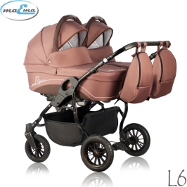 Maema Lika Twin L6 Коляска для двойняшек 2in1