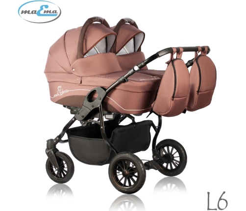 Maema Lika Twin L6 Коляска для двойняшек 2in1