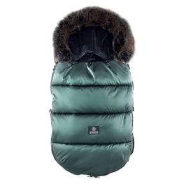 Makaszka Premium Glamour Green Cпальный мешок в коляску 0-18m