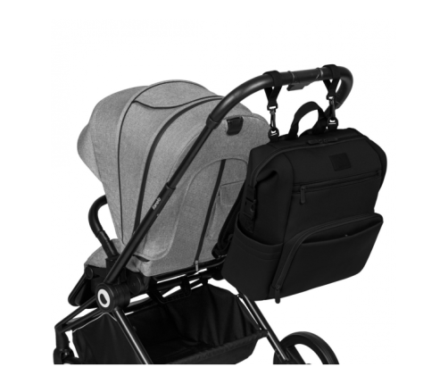 Māmiņas mugursoma - Ratu soma Lionelo CUBE black carbon