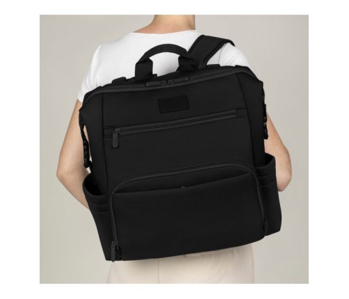 Māmiņas mugursoma - Ratu soma Lionelo CUBE black carbon