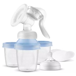 Ручной молокоотсос с контейнерами для хранения молока Philips Avent SCF430/13