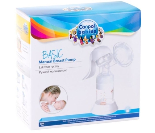 Manuālais piena pumpis Canpol Babies Basic 12/205