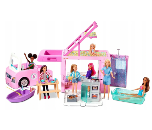 Mattel Barbie DreamCamper 3in1 GHL93