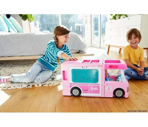 Mattel Barbie DreamCamper 3in1 GHL93