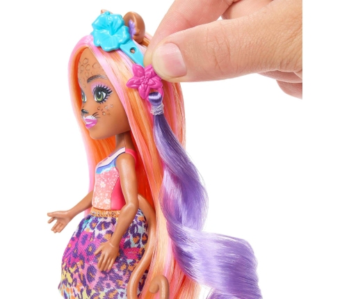 Mattel Enchantimals Glam Party Charisse Cheetah Grinsy HNV30 + 5 Accessories HNV28 Кукла с животными