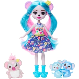 Mattel Enchantimals Glam Party Karalee Koala Family HNT61 Кукла с животными
