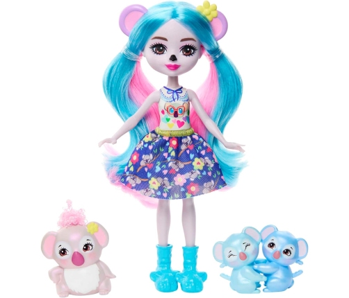 Mattel Enchantimals Glam Party Karalee Koala Family HNT61 Кукла с животными